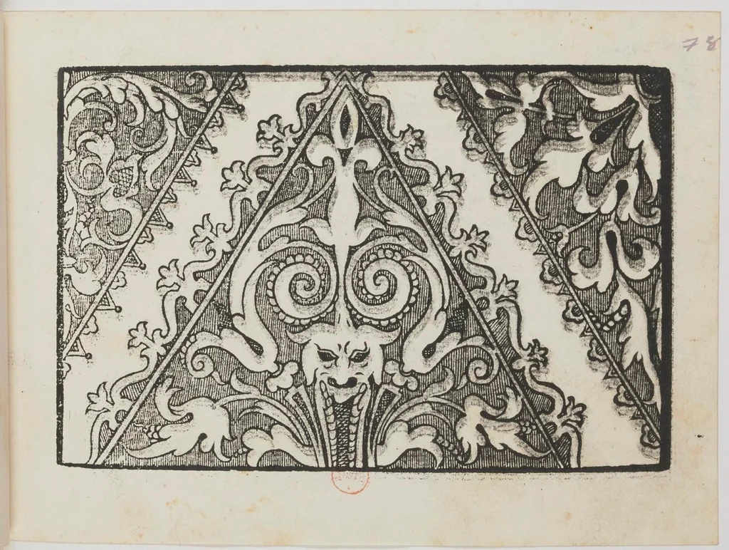 An illustration from Corona delle nobili et virtuose donne, libro primo-quarto..., 1596, leaf 54