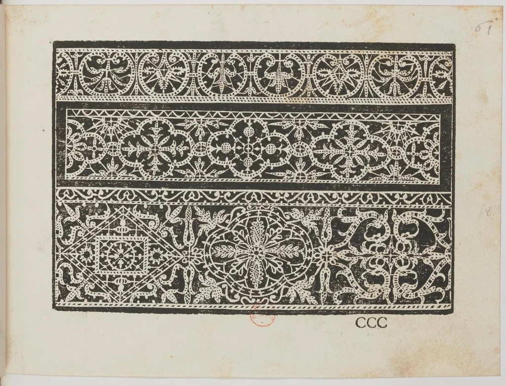 An illustration from Corona delle nobili et virtuose donne, libro primo-quarto..., 1596, leaf 67