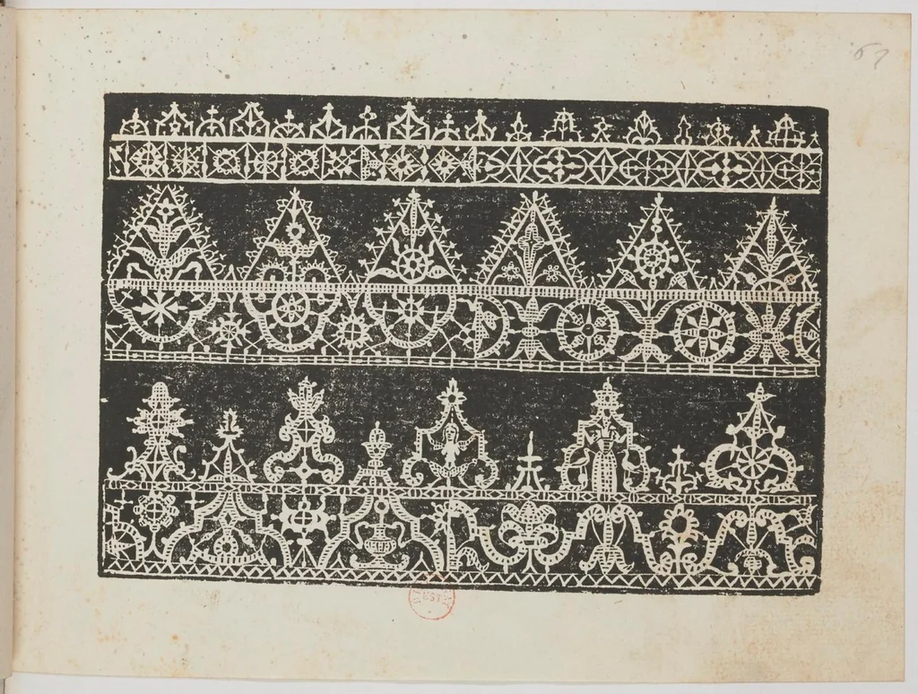 An illustration from Corona delle nobili et virtuose donne, libro primo-quarto..., 1596, leaf 73