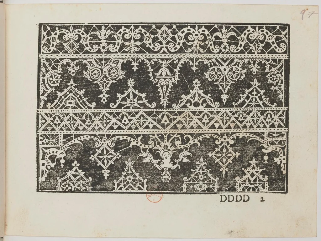 An illustration from Corona delle nobili et virtuose donne, libro primo-quarto..., 1596, leaf 98