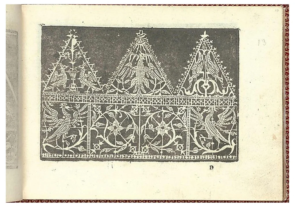 An illustration from Corona delle nobili et virtuose donne. Libro Primo, 1601, leaf 13