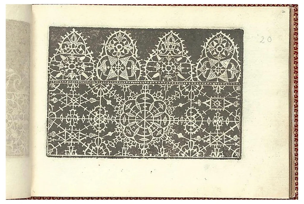 An illustration from Corona delle nobili et virtuose donne. Libro Primo, 1601, leaf 20