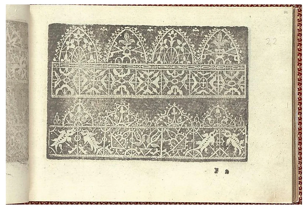 An illustration from Corona delle nobili et virtuose donne. Libro Primo, 1601, leaf 22