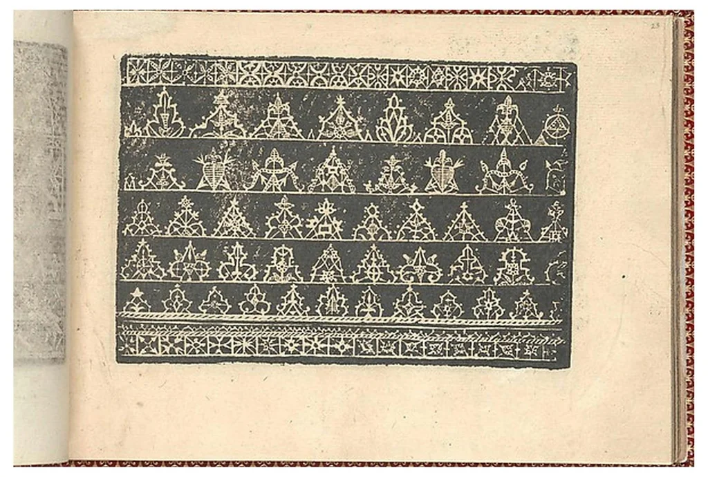 An illustration from Corona delle nobili et virtuose donne. Libro Primo, 1601, leaf 23