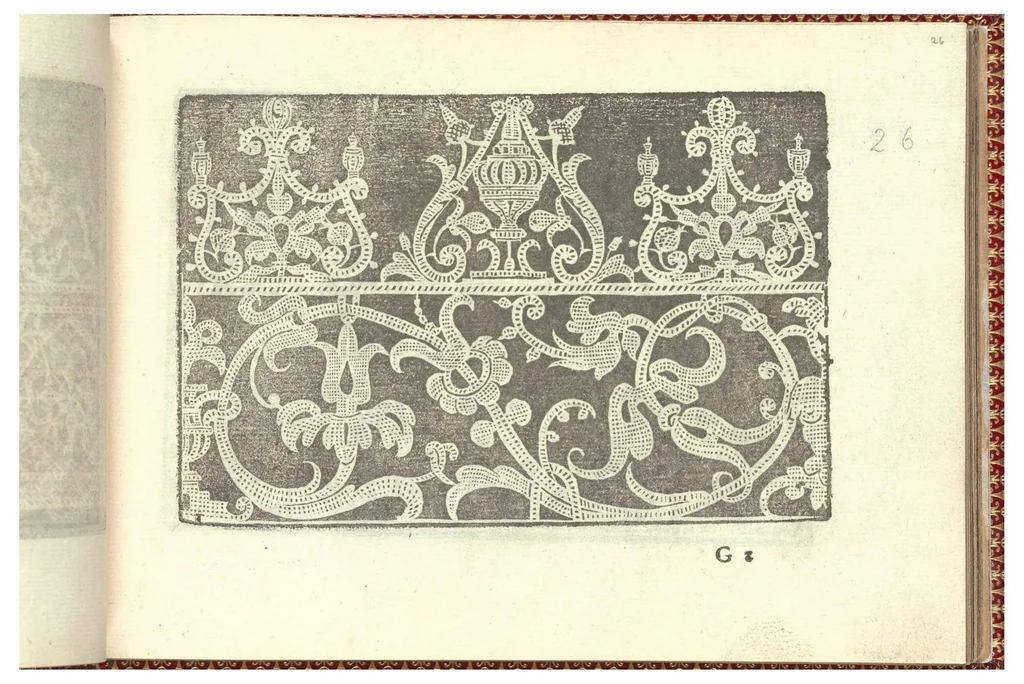 An illustration from Corona delle nobili et virtuose donne. Libro Primo, 1601, leaf 26