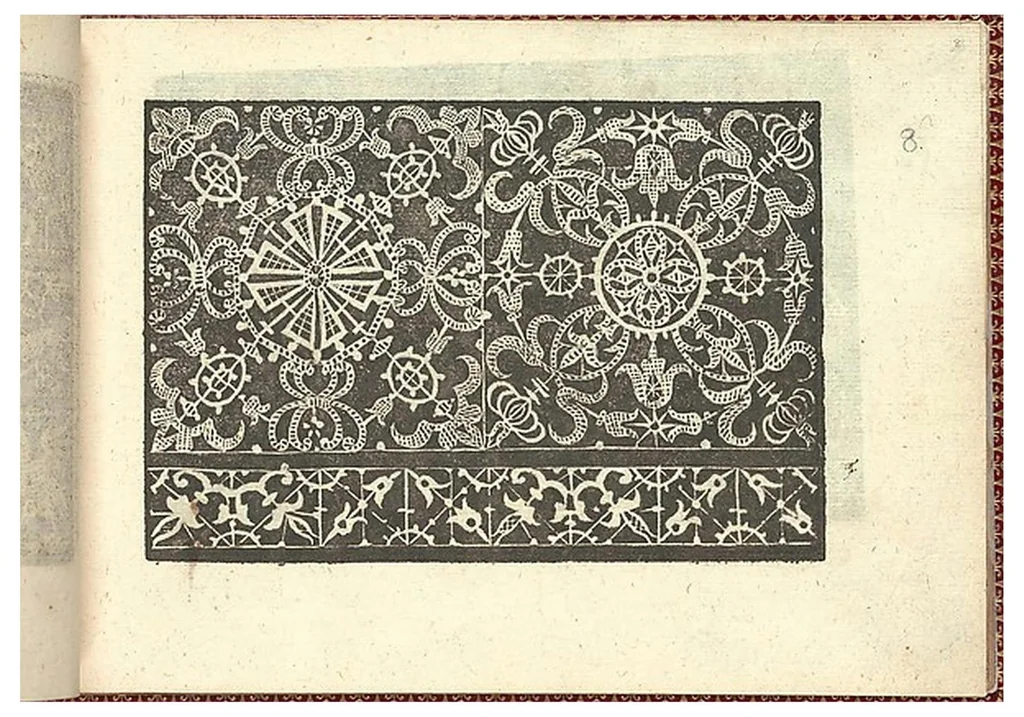 An illustration from Corona delle nobili et virtuose donne. Libro Primo, 1601, leaf 8