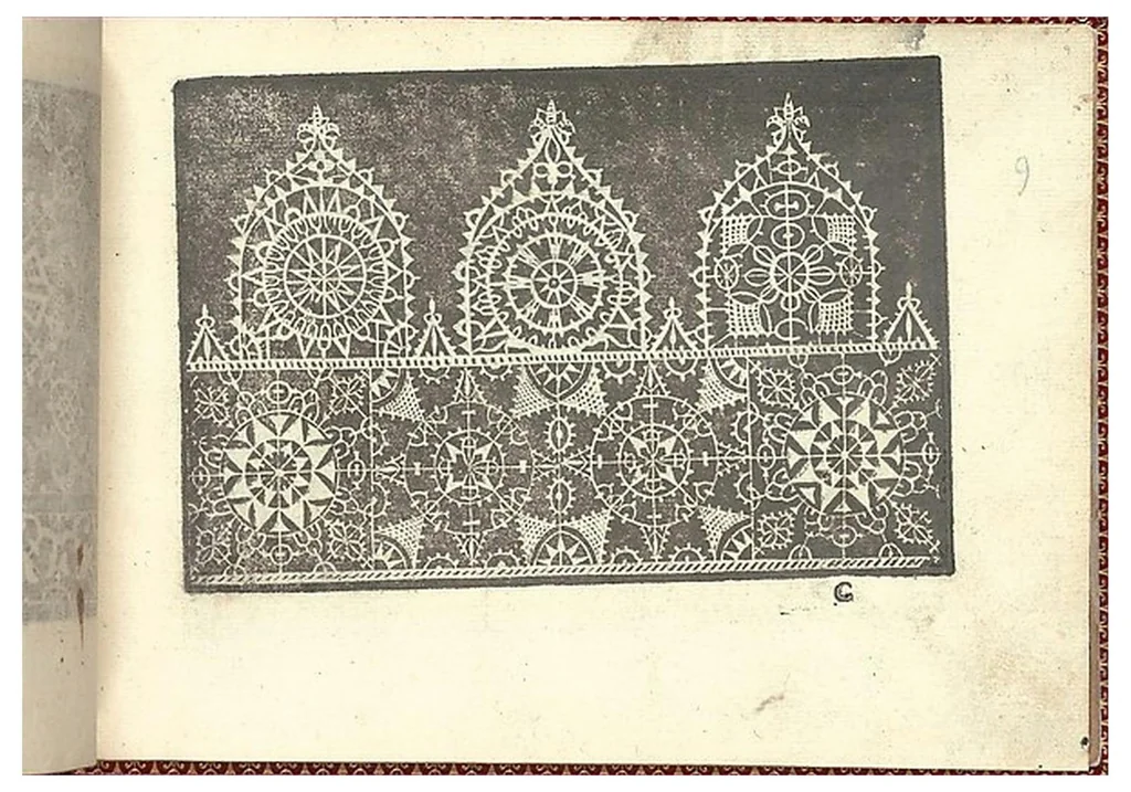 An illustration from Corona delle nobili et virtuose donne. Libro Primo, 1601, leaf 9