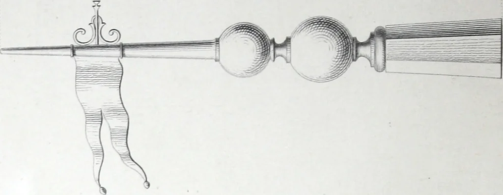 An illustration from Vieille Montagne : album d'objets d'art et d'ornementation architecturale : V.M. 1875., 1875, leaf 13