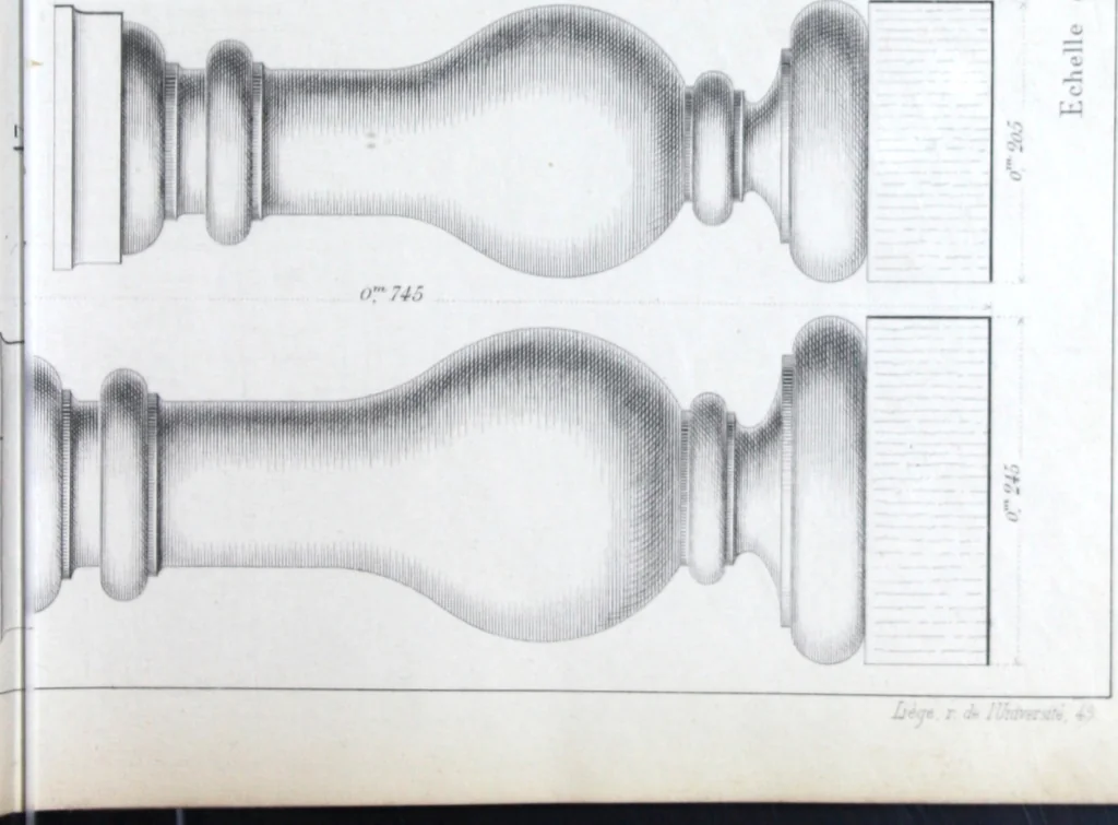 An illustration from Vieille Montagne : album d'objets d'art et d'ornementation architecturale : V.M. 1875., 1875, leaf 16