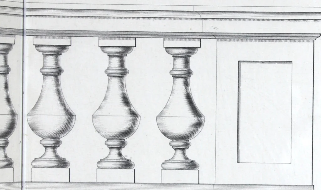An illustration from Vieille Montagne : album d'objets d'art et d'ornementation architecturale : V.M. 1875., 1875, leaf 18