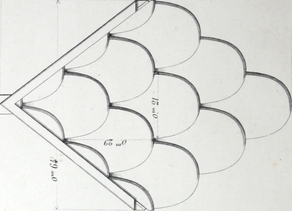 An illustration from Vieille Montagne : album d'objets d'art et d'ornementation architecturale : V.M. 1875., 1875, leaf 25