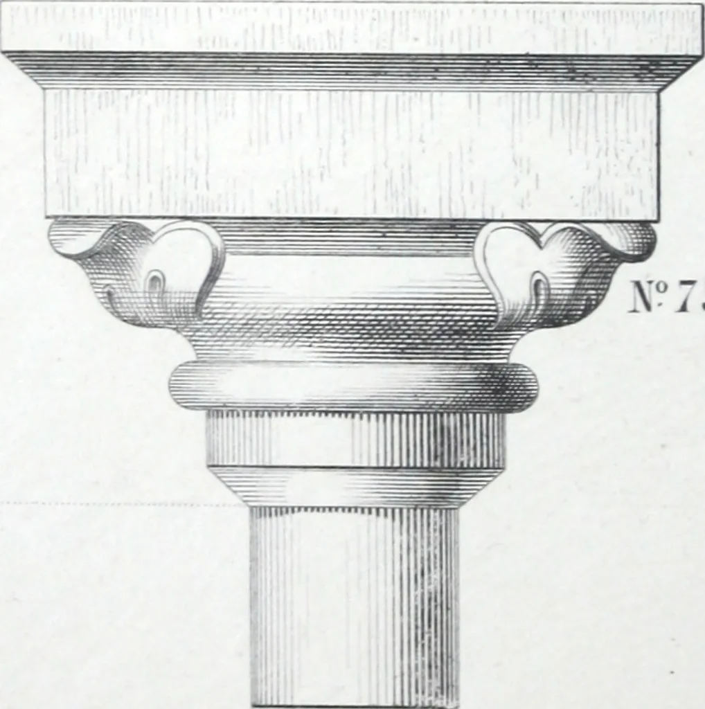 An illustration from Vieille Montagne : album d'objets d'art et d'ornementation architecturale : V.M. 1875., 1875, leaf 31