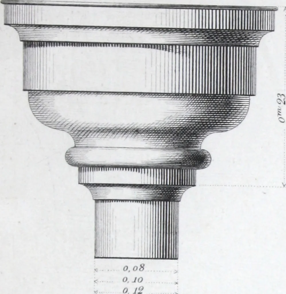 An illustration from Vieille Montagne : album d'objets d'art et d'ornementation architecturale : V.M. 1875., 1875, leaf 32