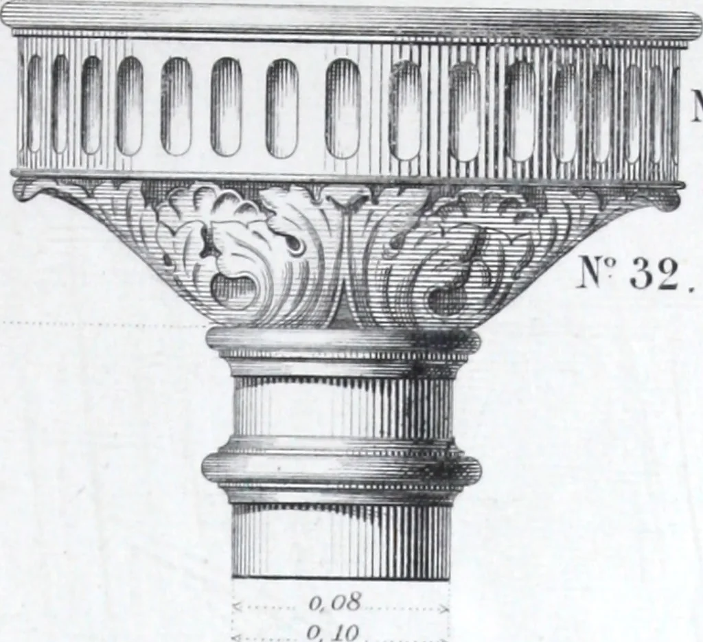 An illustration from Vieille Montagne : album d'objets d'art et d'ornementation architecturale : V.M. 1875., 1875, leaf 32