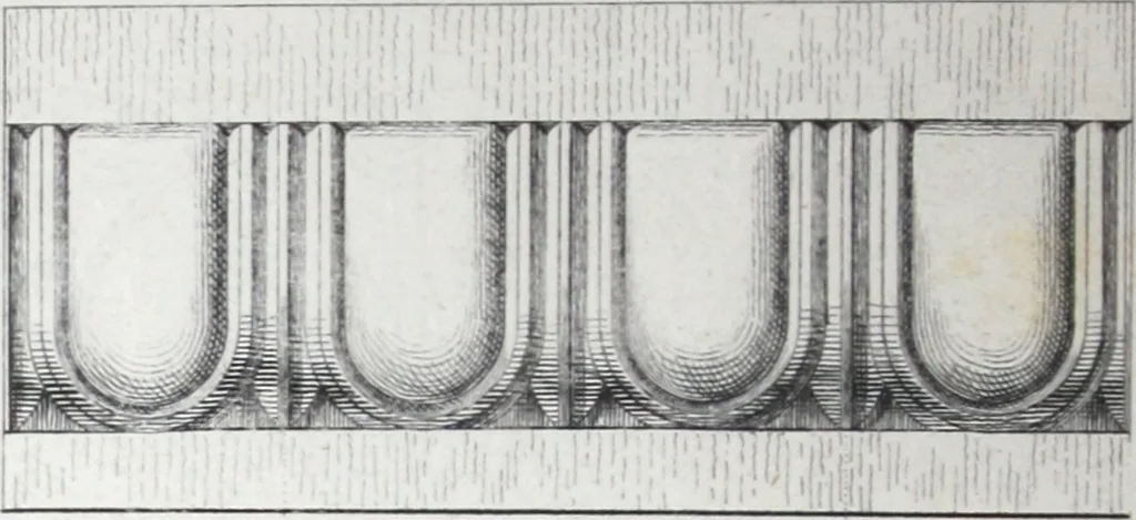 An illustration from Vieille Montagne : album d'objets d'art et d'ornementation architecturale : V.M. 1875., 1875, leaf 35