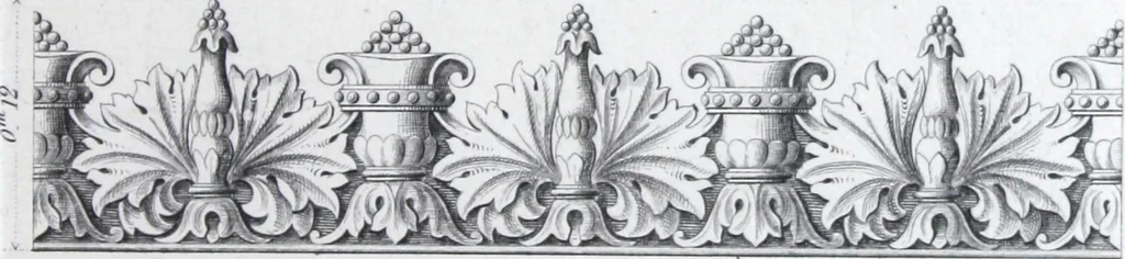 An illustration from Vieille Montagne : album d'objets d'art et d'ornementation architecturale : V.M. 1875., 1875, leaf 36