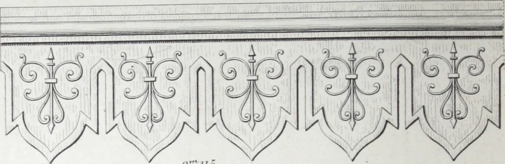 An illustration from Vieille Montagne : album d'objets d'art et d'ornementation architecturale : V.M. 1875., 1875, leaf 39