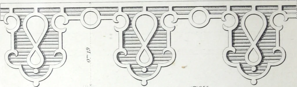 An illustration from Vieille Montagne : album d'objets d'art et d'ornementation architecturale : V.M. 1875., 1875, leaf 39