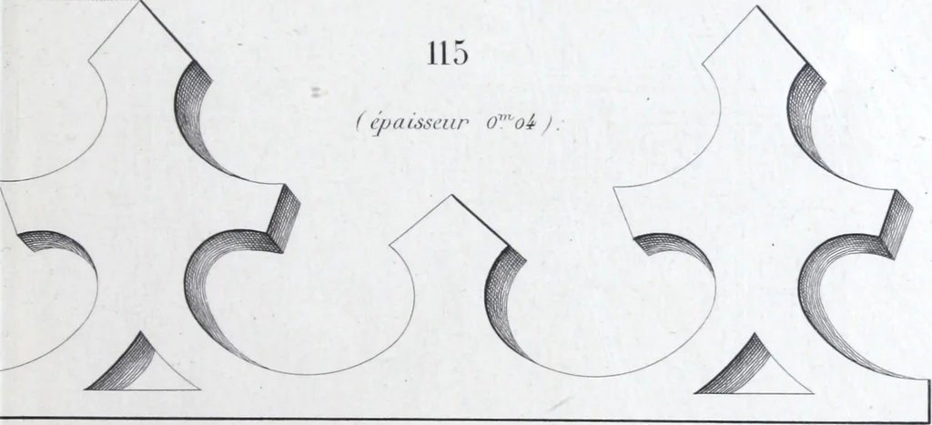 An illustration from Vieille Montagne : album d'objets d'art et d'ornementation architecturale : V.M. 1875., 1875, leaf 42