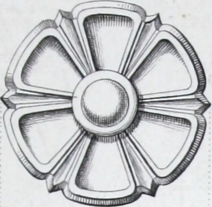An illustration from Vieille Montagne : album d'objets d'art et d'ornementation architecturale : V.M. 1875., 1875, leaf 54