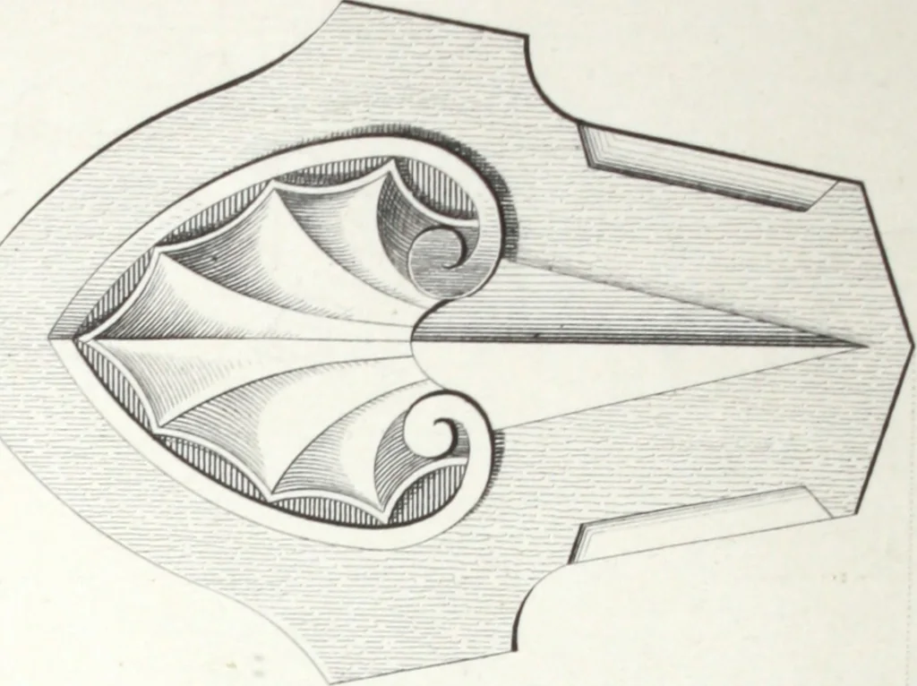 An illustration from Vieille Montagne : album d'objets d'art et d'ornementation architecturale : V.M. 1875., 1875, leaf 57