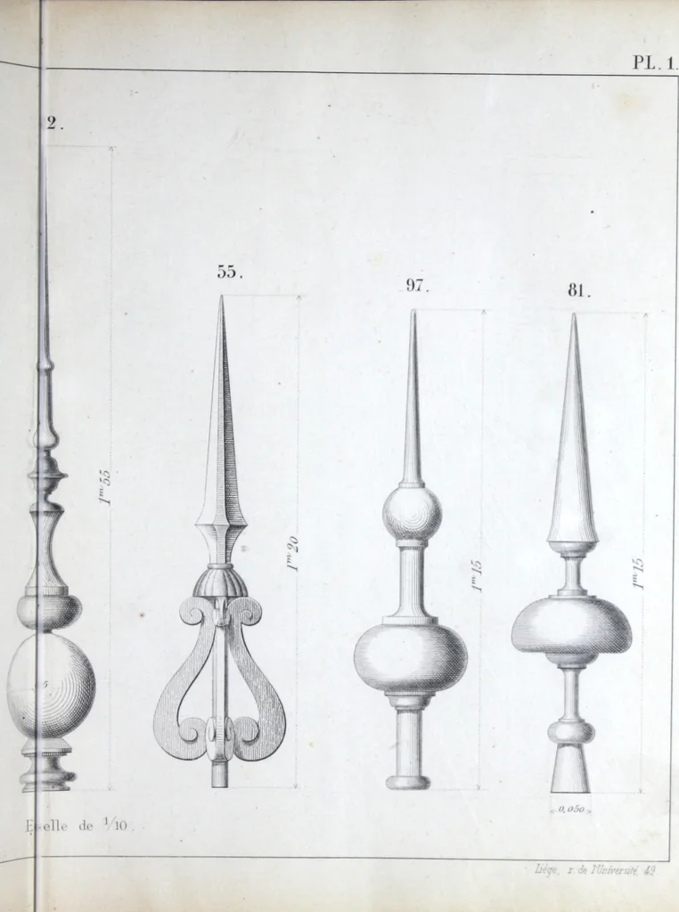 An illustration from Vieille Montagne : album d'objets d'art et d'ornementation architecturale : V.M. 1875., 1875, leaf 6