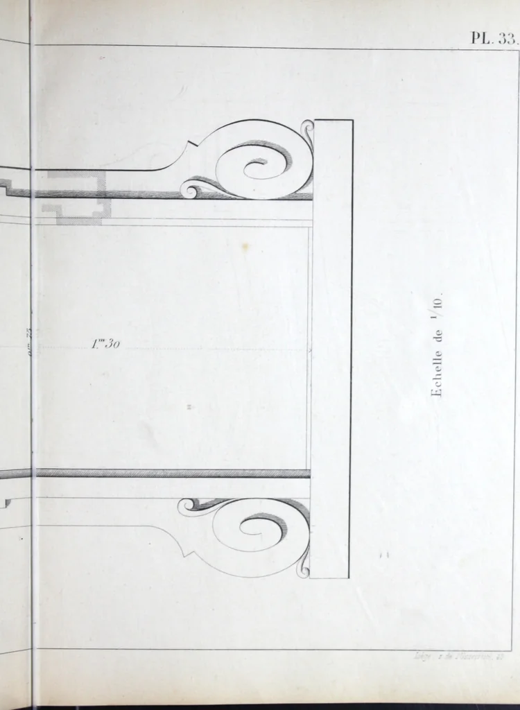 An illustration from Vieille Montagne : album d'objets d'art et d'ornementation architecturale : V.M. 1875., 1875, leaf 70
