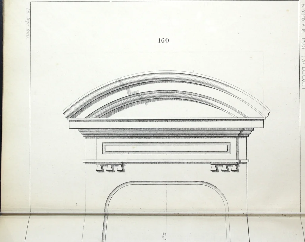 An illustration from Vieille Montagne : album d'objets d'art et d'ornementation architecturale : V.M. 1875., 1875, leaf 73