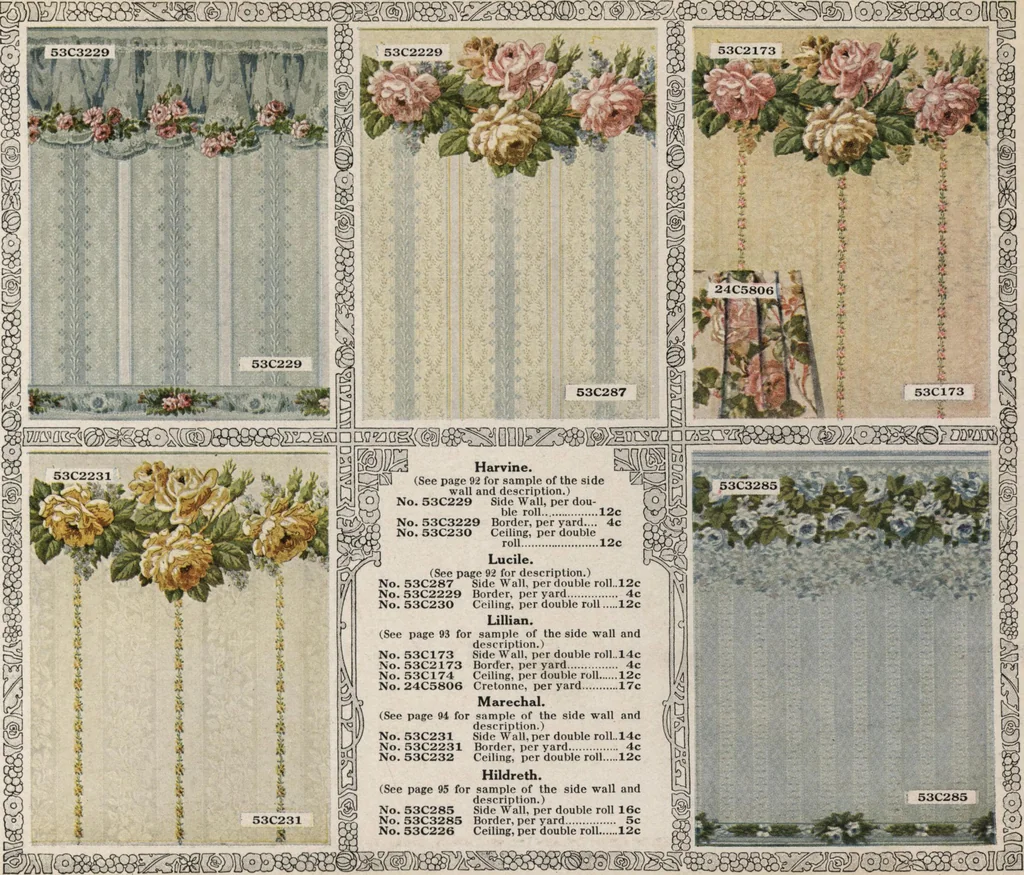 An illustration from Wall paper for every home, 1916, 1916, leaf 148