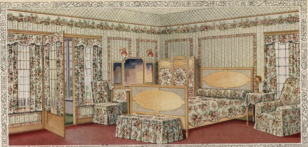 An illustration from Wall paper for every home, 1916, 1916, leaf 172