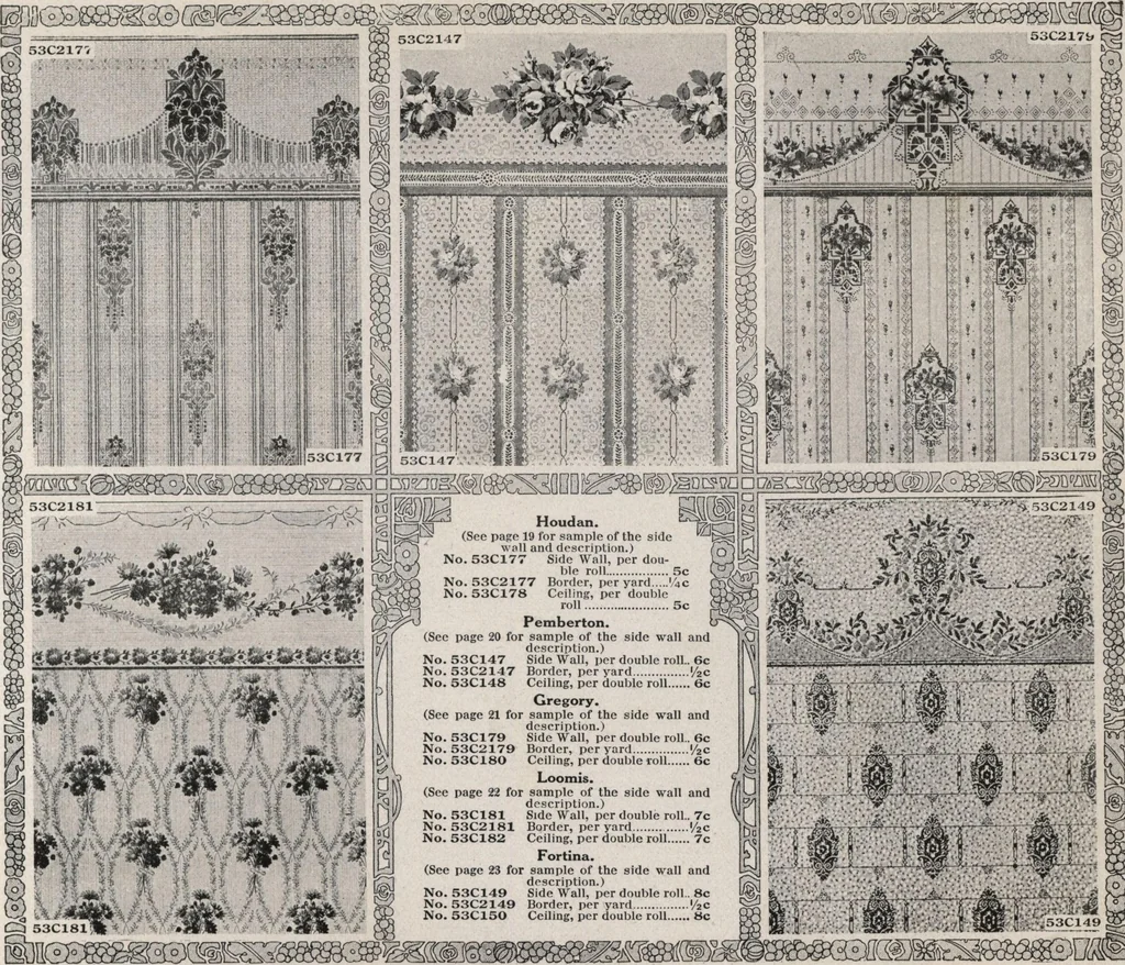 An illustration from Wall paper for every home, 1916, 1916, leaf 18