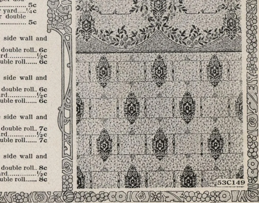 An illustration from Wall paper for every home, 1916, 1916, leaf 18