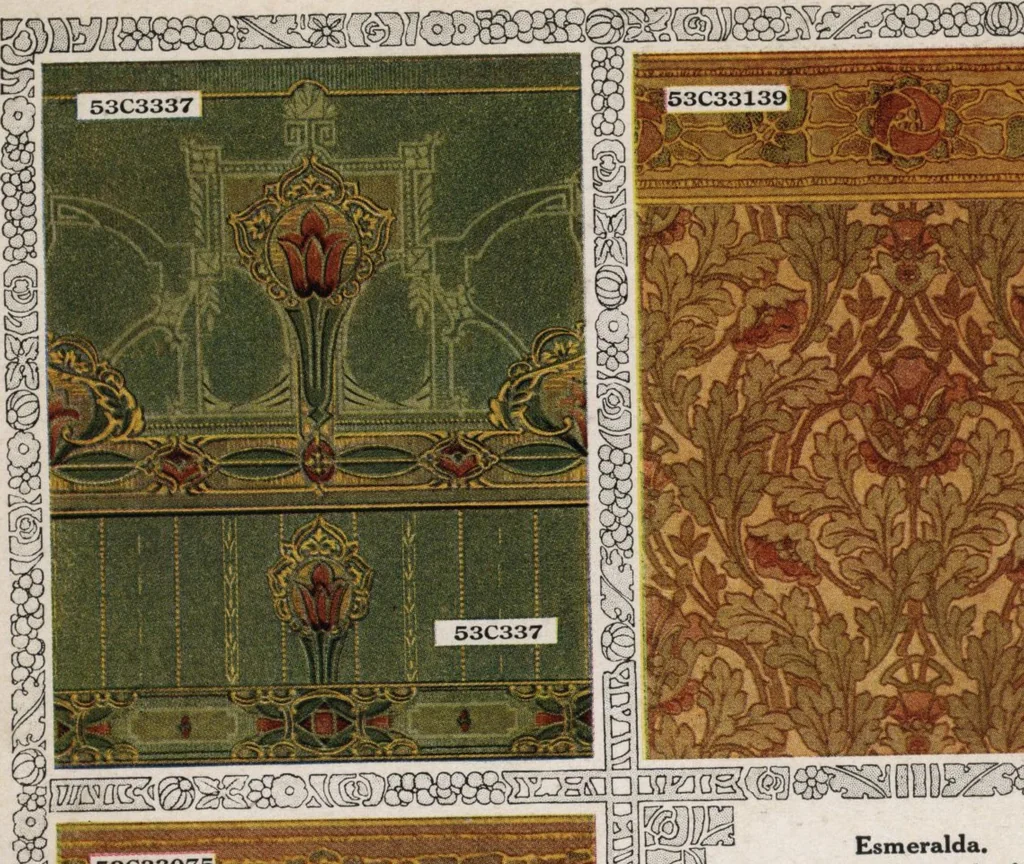 An illustration from Wall paper for every home, 1916, 1916, leaf 191