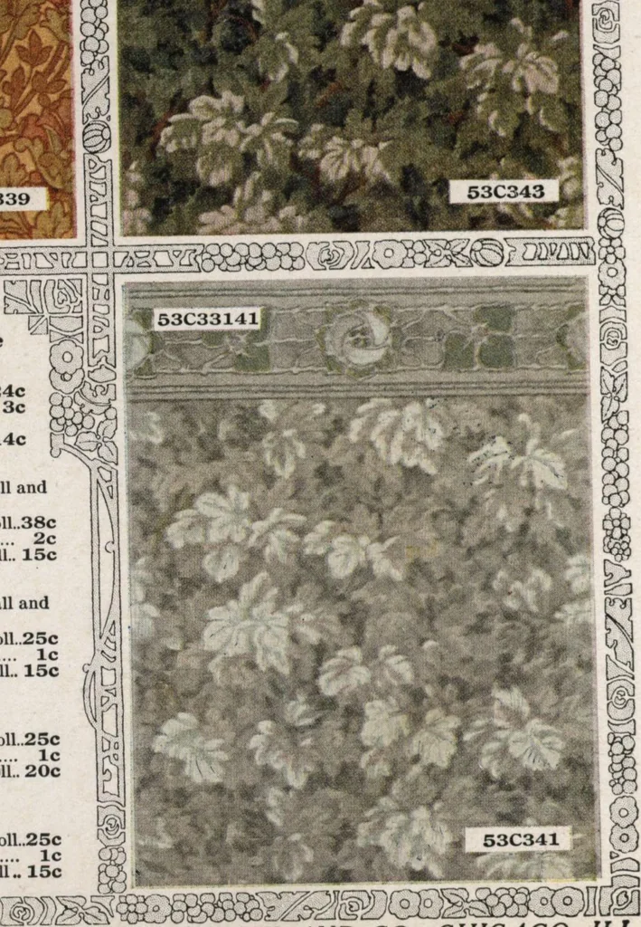 An illustration from Wall paper for every home, 1916, 1916, leaf 191