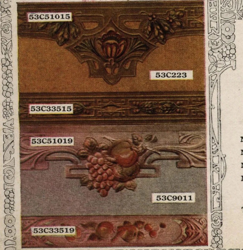 An illustration from Wall paper for every home, 1916, 1916, leaf 205