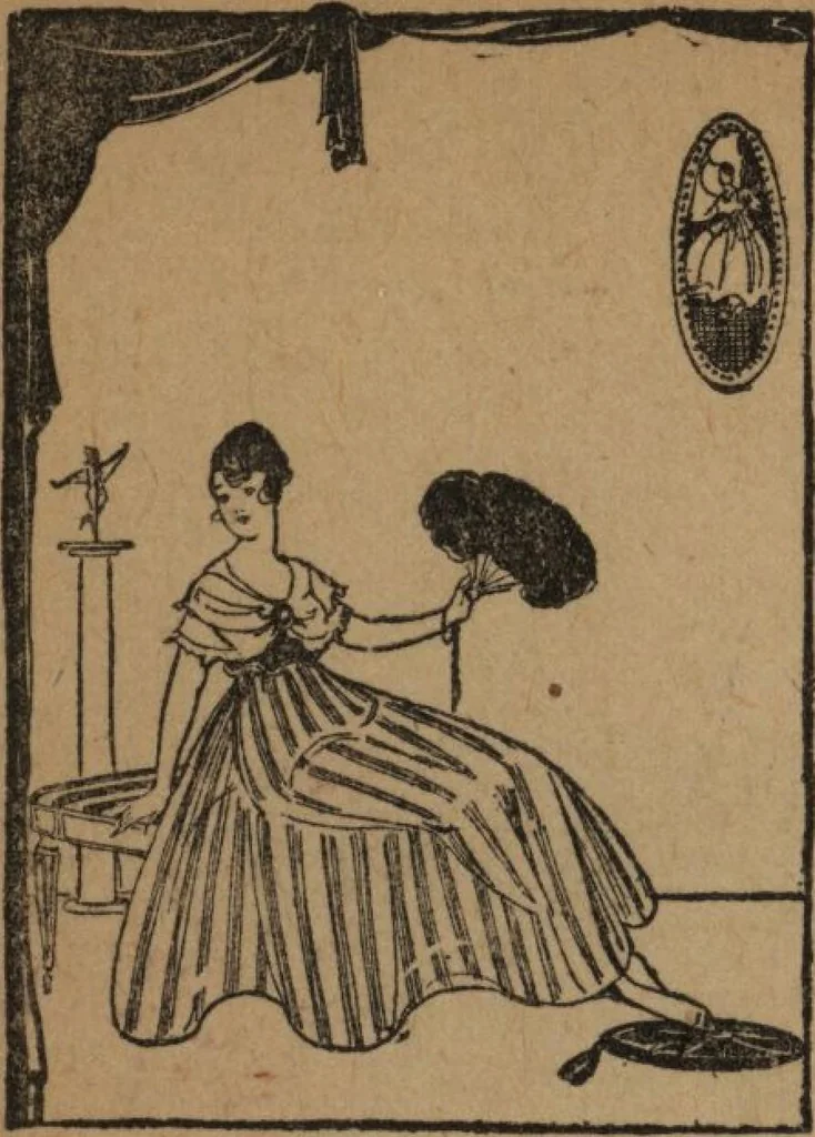 An illustration from Wall paper for every home, 1916, 1916, leaf 35