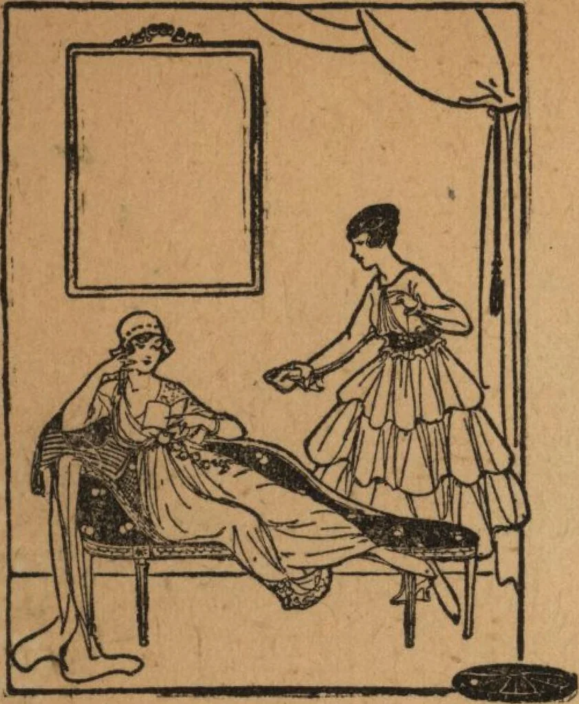 An illustration from Wall paper for every home, 1916, 1916, leaf 47