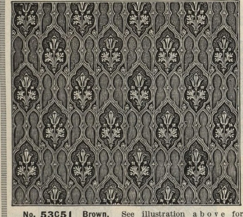 An illustration from Wall paper for every home, 1916, 1916, leaf 7