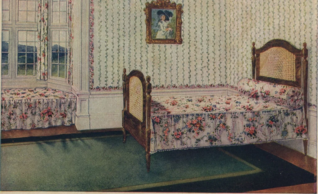 An illustration from Wall papers and cretonnes, 1911, 1911, leaf 3