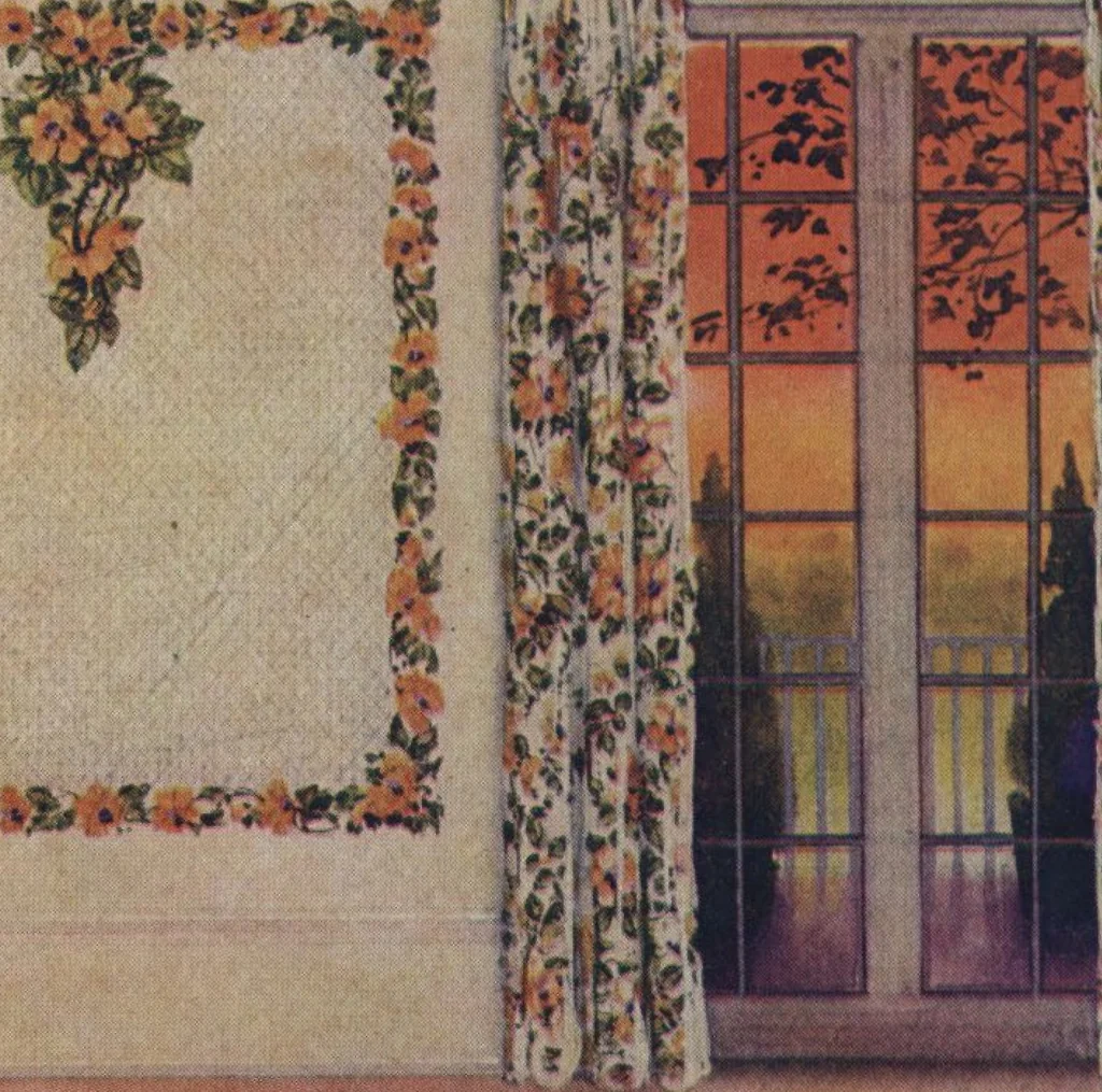An illustration from Wall papers and cretonnes, 1911, 1911, leaf 5