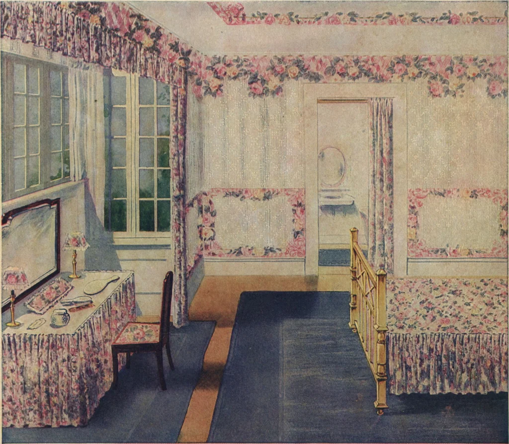 An illustration from Wall papers and cretonnes, 1911, 1911, leaf 8