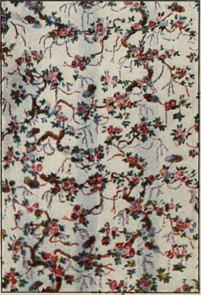 An illustration from Wall papers with special cretonnes to match, 1912, leaf 5
