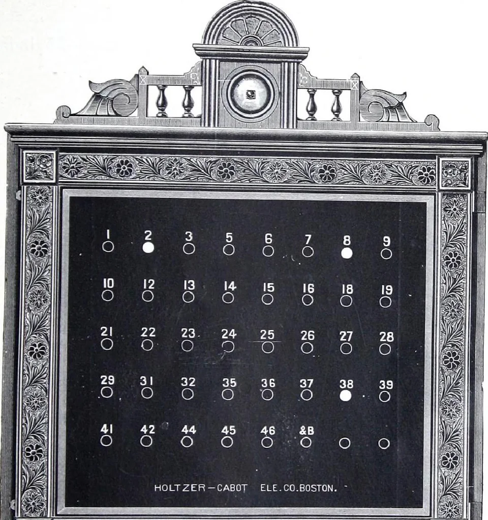 An illustration from Watchmen's Time Detectors Operated by Batteries or Magneto Generators, 1900, leaf 38