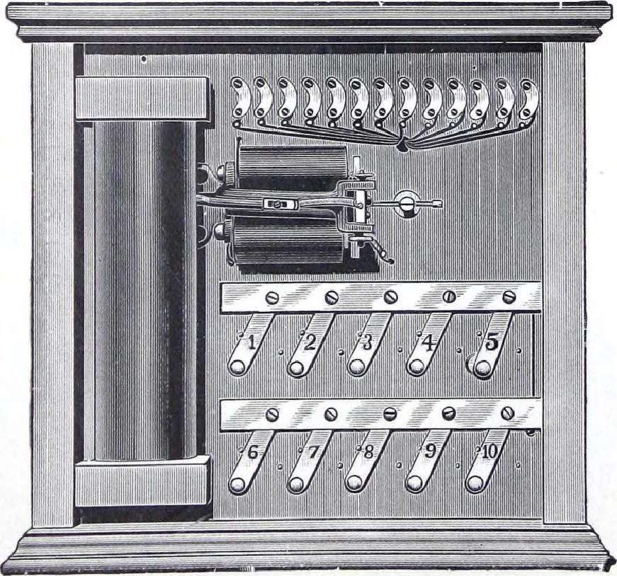 An illustration from Watchmen's Time Detectors Operated by Batteries or Magneto Generators, 1900, leaf 58