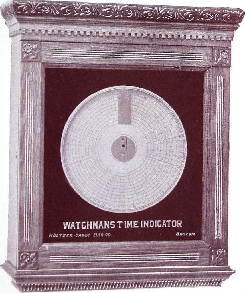 An illustration from Watchmen's Time Detectors Operated by Batteries or Magneto Generators, 1900, leaf 6