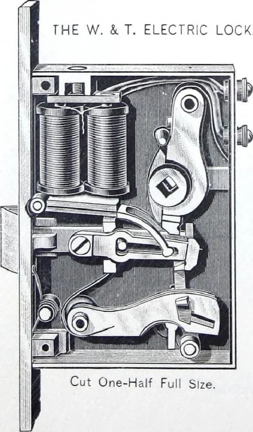 An illustration from Watchmen's Time Detectors Operated by Batteries or Magneto Generators, 1900, leaf 77