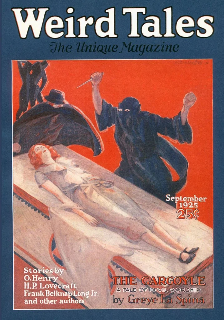 An illustration from Weird Tales, Vol. 6, No. 3 (September 1925), 1925, leaf 0