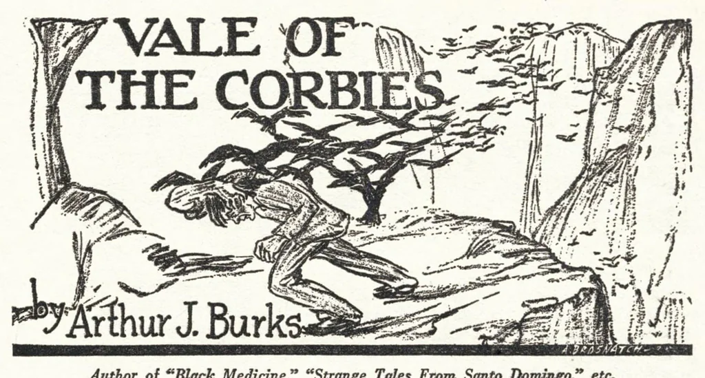 An illustration from Weird Tales v06 n05 [1925-11], 1925, leaf 32