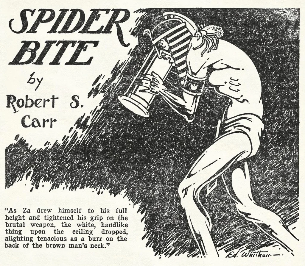 An illustration from Weird Tales v07 n06 [1926-06], 1926, leaf 16