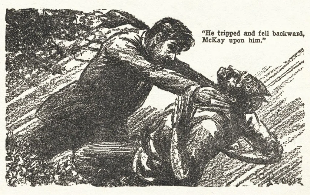 An illustration from Weird Tales v08 n02 [1926-08], 1926, leaf 18